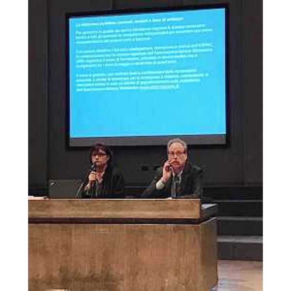 Gianni Torrenti (Assessore regionale Cultura, Sport e Solidarietà) alla presentazione del corso di formazione per operatori delle biblioteche pubbliche del Friuli Venezia Giulia - Gorizia 10/04/2017
