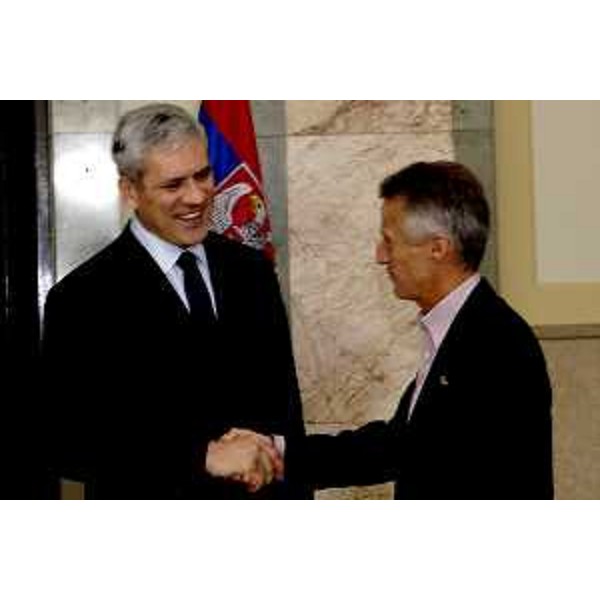 Boris Tadic (Presidente della Repubblica Serba) e Riccardo Illy (Presidente Regione Friuli Venezia Giulia) (Belgrado, 10/10/05)
