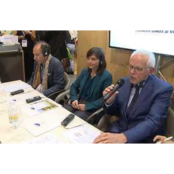 Debora Serracchiani (Presidente Regione Friuli Venezia Giulia) alla conferenza sulla DOC Friuli Venezia Giulia al Vinitaly - Verona 10/04/2017