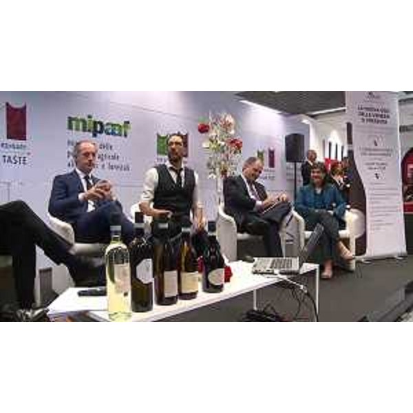 Debora Serracchiani (Presidente Regione Friuli Venezia Giulia) alla presentazione della DOC Pinot Grigio delle Venezie nello stand del MiPAAF al Vinitaly - Verona 10/04/2017