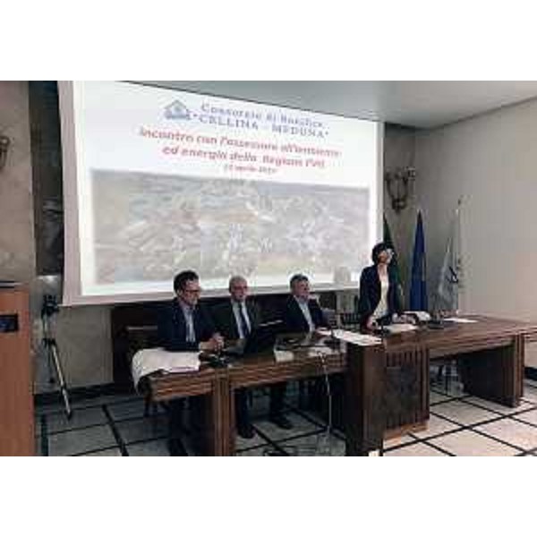Sara Vito (Assessore regionale Ambiente ed Energia) all'incontro di illustrazione ai sindaci degli interventi di contrasto al rischio idrogeologico previsti per la provincia di Pordenone, nella sede del Consorzio Cellina Meduna - Pordenone 11/04/2017