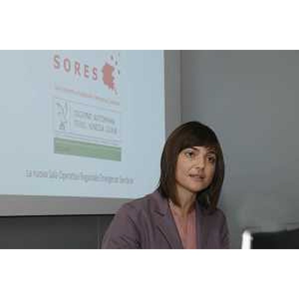 Debora Serracchiani (Presidente Regione Friuli Venezia Giulia) alla presentazione dei primi dati sull'attività della Sala Operativa Regionale Emergenze Sanitarie (SORES) - Palmanova 12/04/2017