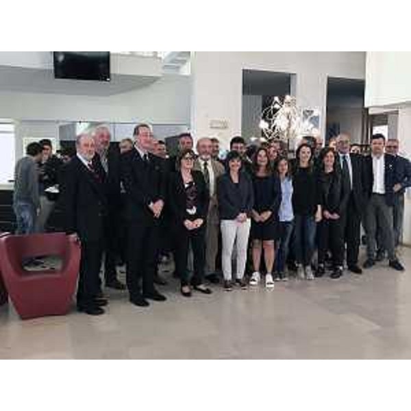 Sergio Bolzonello (Vicepresidente Regione FVG e assessore Attività produttive, Turismo e Cooperazione) e Debora Serracchiani (Presidente Regione Friuli Venezia Giulia) allo stabilimento termale - Arta Terme 13/04/2017