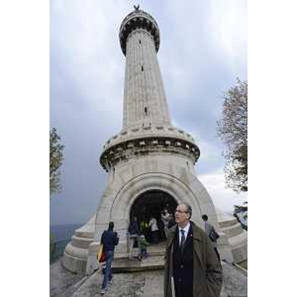 Gianni Torrenti (Assessore regionale Cultura, Sport e Solidarietà) alla riapertura del Faro della Vittoria - Trieste 15/04/2017