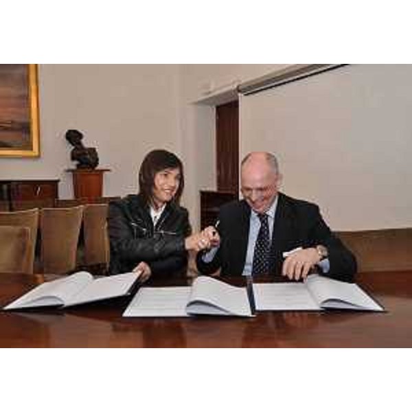 Debora Serracchiani (Presidente Regione Friuli Venezia Giulia) e Gualtiero Ricciardi (Presidente Istituto Superiore Sanità) - Roma 19/04/2017
