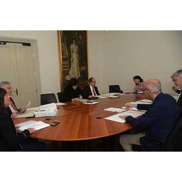 Riunione di Giunta presieduta da Debora Serracchiani (Presidente Regione Friuli Venezia Giulia) - Trieste 28/04/2017