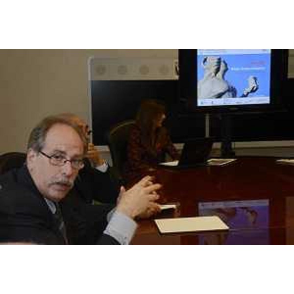 Gianni Torrenti (Assessore regionale Cultura, Sport e Solidarietà) alla presentazione delle iniziative promosse dalla Regione Friuli Venezia Giulia insieme alla CEI (Iniziativa Centro Europea) per i 300 anni dalla nascita di Maria Teresa d'Austria - Trieste 04/05/2017