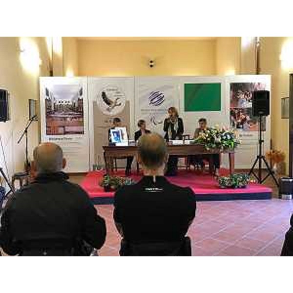 Maria Sandra Telesca (Assessore regionale Salute, Integrazione socio-sanitaria, Politiche sociali e Famiglia) alla conferenza "Un percorso in ... salita" a Villa Maseri Florio - Persereano di Pavia di Udine 06/05/2017