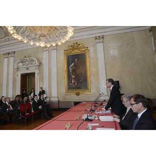 Francesco Peroni (Assessore regionale Finanze, Patrimonio, Coordinamento e Programmazione Politiche economiche e comunitarie) al convegno "I valori e i principi fondamentali dell'Unione Europea a 60 anni dalla firma dei Trattati di Roma" - Trieste 09/05/2017