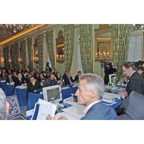 Riccardo Illy (Presidente Regione Friuli Venezia Giulia) al secondo Forum "Meridiano sanità: le coordinate della salute", promosso da Ambrosetti The European House, a Cernobbio sul Lago di Como. (Cernobbio 10/11/07)