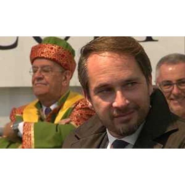 Cristiano Shaurli (Assessore regionale Risorse agricole e forestali) all'inaugurazione della quarantottesima Fiera dei Vini - Corno di Rosazzo 12/05/2017