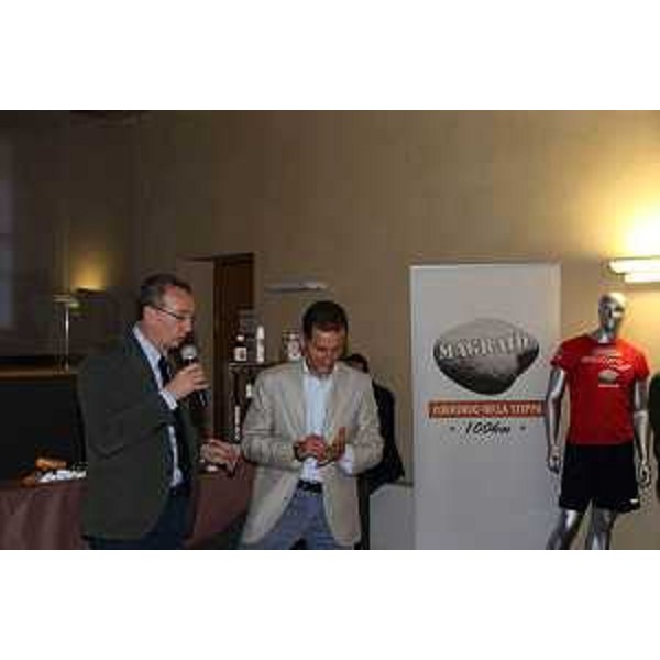 Sergio Bolzonello (Vicepresidente Regione FVG e assessore Attività produttive, Turismo e Cooperazione) alla conferenza stampa di presentazione della decima edizione di "Magraid - Correndo nella steppa" - Pordenone 12/05/2017
