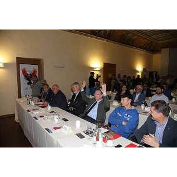 Sergio Bolzonello (Vicepresidente Regione FVG e assessore Attività produttive, Turismo e Cooperazione) alla conferenza stampa di presentazione della decima edizione di "Magraid - Correndo nella steppa" - Pordenone 12/05/2017