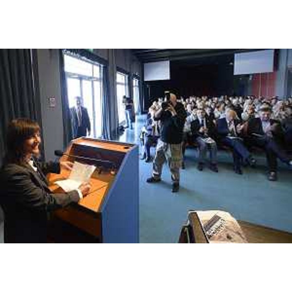 Debora Serracchiani (Presidente Regione Friuli Venezia Giulia) all'ottava giornata regionale dell'Associazione Nazionale Lavoratori Mutilati e Invalidi del Lavoro (ANMIL) - Trieste 13/05/2017