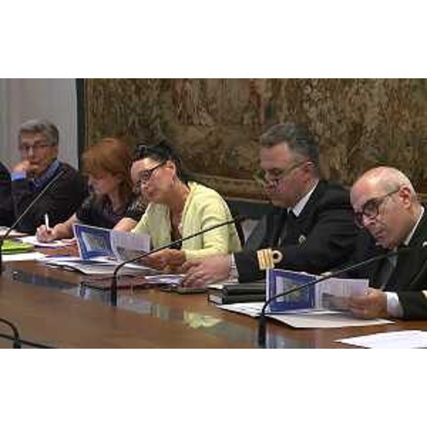 Annamaria Cisint (Sindaco Monfalcone) alla riunione del Comitato consultivo del Porto di Monfalcone - Trieste 18/05/2017