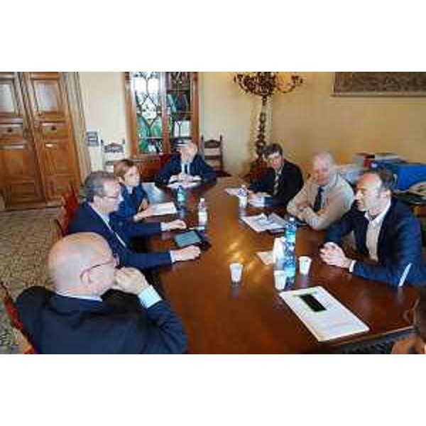 Sergio Bolzonello (Vicepresidente Regione FVG e assessore Attività produttive, Turismo e Cooperazione) incontra Gianluca Forcolin (Vicepresidente Regione Veneto e assessore Bilancio), Federico Caner (Assessore Turismo Regione Veneto) e Marco Michielli (Vicepresidente Federalberghi e presidente Federalberghi Veneto) - Venezia 22/05/2017 (Foto Regione Veneto)