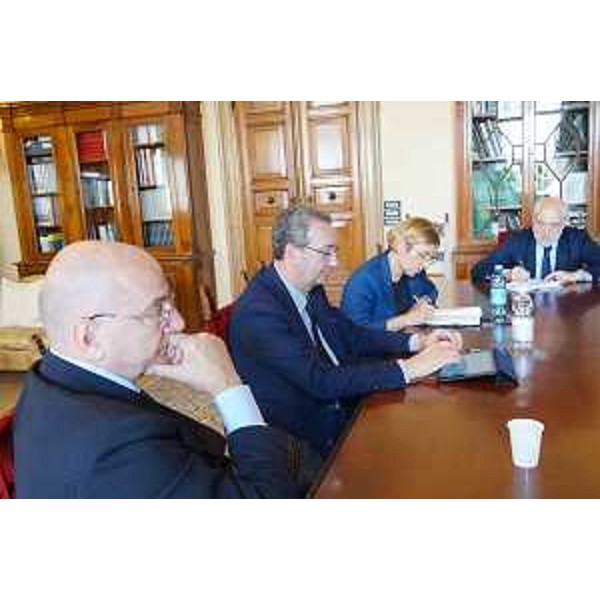 Marco Michielli (Vicepresidente Federalberghi e presidente Federalberghi Veneto) e Sergio Bolzonello (Vicepresidente Regione FVG e assessore Attività produttive, Turismo e Cooperazione) - Venezia 22/05/2017 (Foto Regione Veneto)