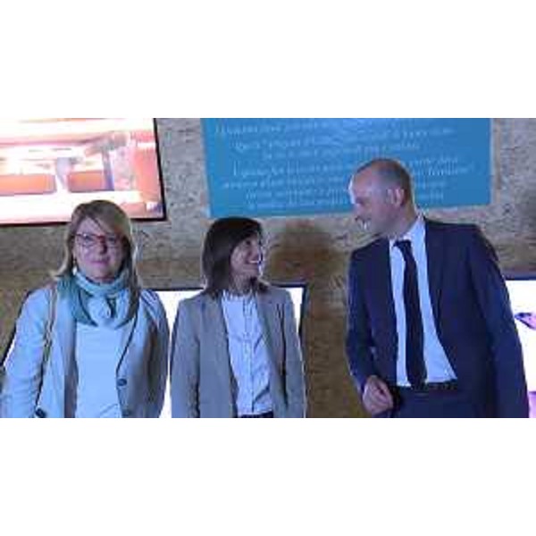 Maria Sandra Telesca (Assessore regionale Salute, Integrazione socio-sanitaria, Politiche sociali e Famiglia), Debora Serracchiani (Presidente Regione Friuli Venezia Giulia) e Fabio Donà (direttore marketing Despar Nordest) all'inaugurazione della manifestazione "Despar Festival 2017, il nostro meglio per tutti" - Udine 22/05/2017