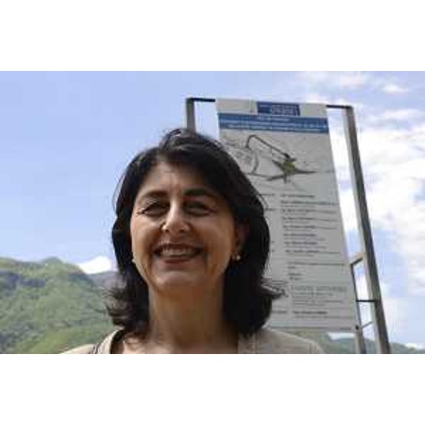 Mariagrazia Santoro (Assessore regionale Infrastrutture e Territorio) all'avvio dei lavori di sistemazione dell'incrocio per la zona industriale sulla SS52 "Carnica"- Villa Santina 23/05/2017