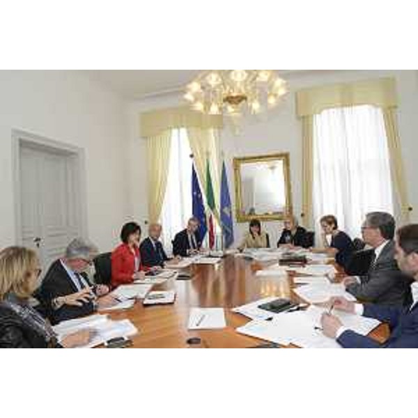 Debora Serracchiani (Presidente Regione Friuli Venezia Giulia) presiede la riunione della Giunta regionale - Trieste 24/05/2017