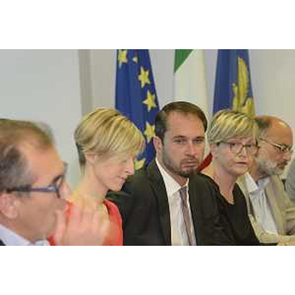 Cristiano Shaurli (Assessore regionale Risorse agricole e forestali) alla presentazione dell'ottantacinquesima edizione della Fiera regionale dei Vini di Buttrio - Udine 25/05/2017