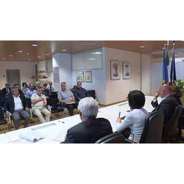 Sara Vito (Assessore regionale Ambiente ed Energia) all'incontro con i sindaci dei Comuni interessati dal nuovo elettrodotto e i rappresentanti di Terna - Udine 05/06/2017