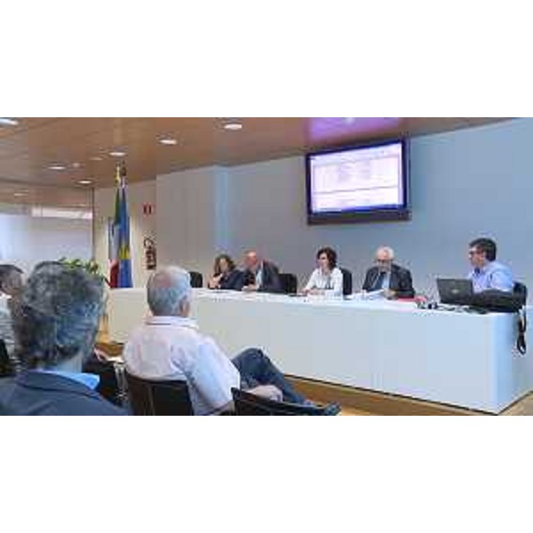 Sara Vito (Assessore regionale Ambiente ed Energia) all'incontro con i sindaci dei Comuni interessati dal nuovo elettrodotto e i rappresentanti di Terna - Udine 05/06/2017