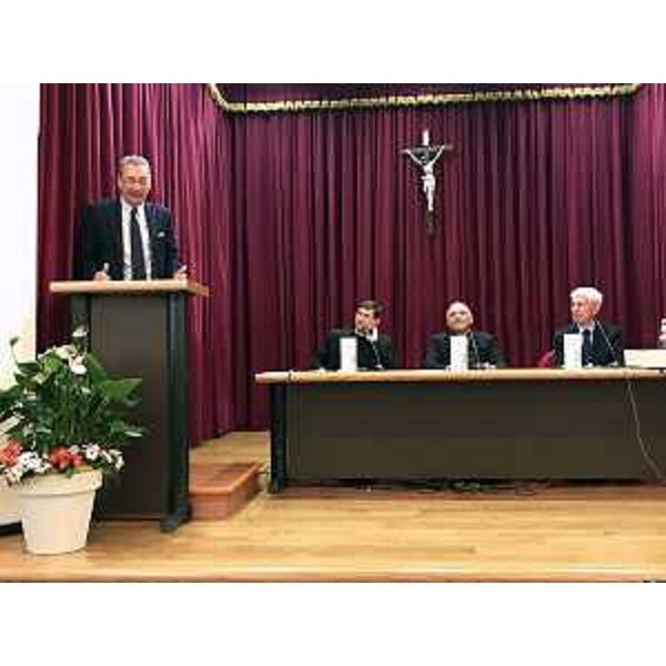 Sergio Bolzonello (Vicepresidente Regione FVG e assessore Attività produttive, Turismo e Cooperazione) all'inaugurazione della nuova Biblioteca del Seminario - Pordenone 08/06/2017
