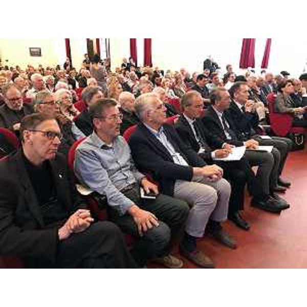 Sergio Bolzonello (Vicepresidente Regione FVG e assessore Attività produttive, Turismo e Cooperazione) all'inaugurazione della nuova Biblioteca del Seminario - Pordenone 08/06/2017