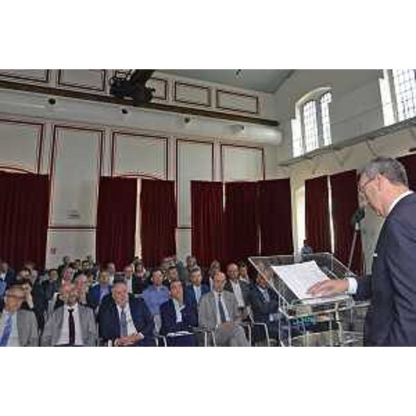 Sergio Bolzonello (Vicepresidente Regione FVG e assessore Attività produttive, Turismo e Cooperazione)all'assemblea annuale dei soci delle BCC del Friuli Venezia Giulia - Trieste 10/06/2017