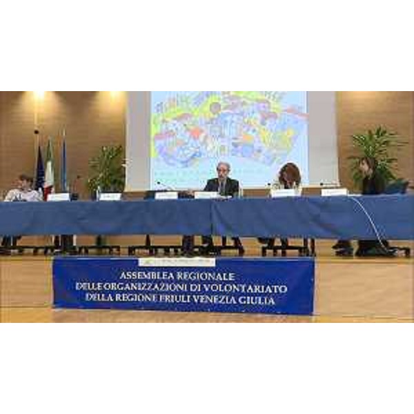 Gianni Torrenti (Assessore regionale Cultura, Sport e Solidarietà) all'Assemblea regionale delle organizzazioni di volontariato del Friuli Venezia Giulia - Udine 10/06/2017