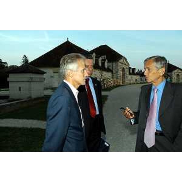 Riccardo Illy (Presidente Regione Friuli Venezia Giulia) e Raymond Forni (Presidente di Franche-Comté) (Besacon, 16/09/05)