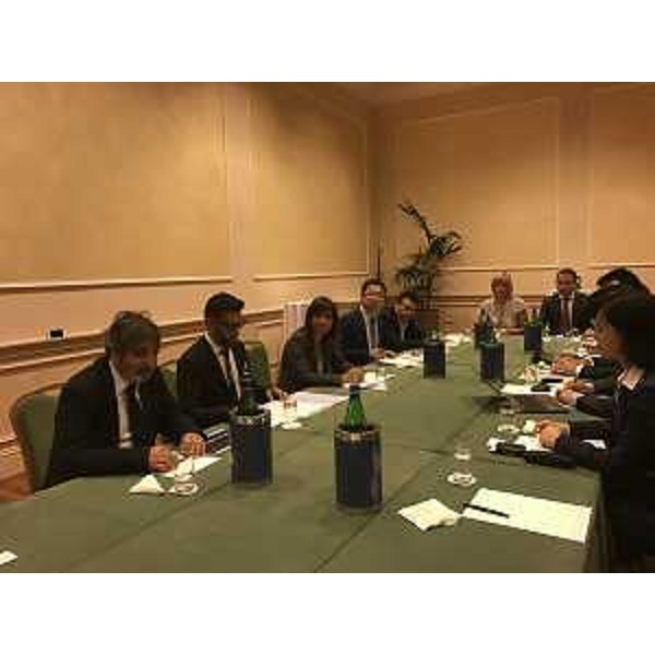 Debora Serracchiani (Presidente Regione Friuli Venezia Giulia) al Forum Italo-Cinese per la cooperazione economica ed il commercio - Roma 14/06/2017