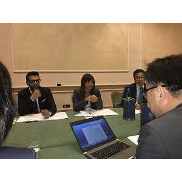 Debora Serracchiani (Presidente Regione Friuli Venezia Giulia) al Forum Italo-Cinese per la cooperazione economica ed il commercio - Roma 14/06/2017