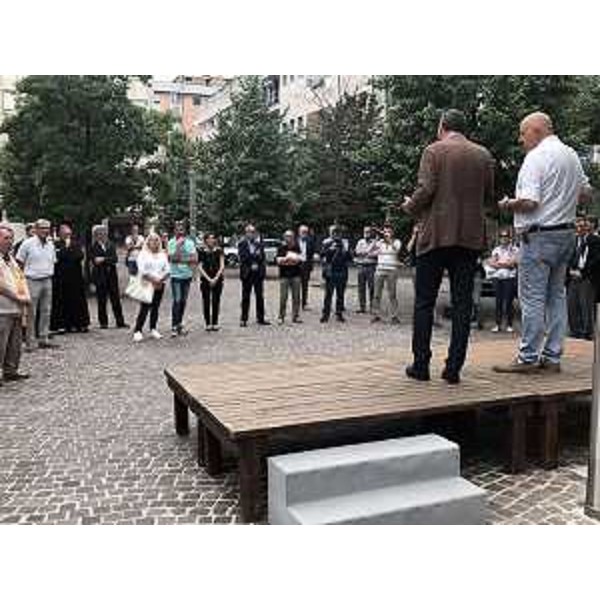 Sergio Bolzonello (Vicepresidente Regione FVG e assessore Attività produttive, Turismo e Cooperazione) alla cerimonia di inaugurazione della Fondazione Well Fare - Pordenone 14/06/2017