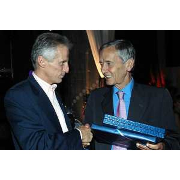 Riccardo Illy (Presidente Regione Friuli Venezia Giulia) e Raymond Forni (Presidente di Franche-Comté) (Besacon, 16/09/05)