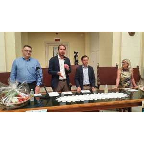 Cristiano Shaurli (Assessore regionale Risorse agricole e forestali) alla presentazione della "Road Show Runcard" - Udine 15/06/2017