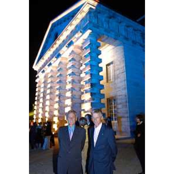 Riccardo Illy (Presidente Regione Friuli Venezia Giulia) e Raymond Forni (Presidente di Franche-Comté) (Besacon, 16/09/05)