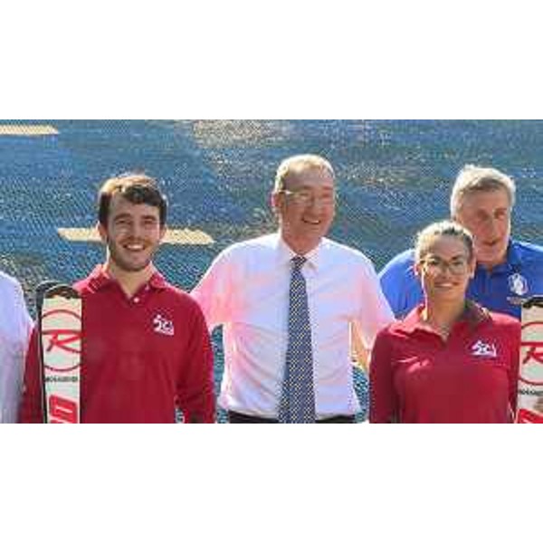 Sergio Bolzonello (Vicepresidente Regione FVG e assessore Attività produttive, Turismo e Cooperazione) in visita all'impianto sportivo di Aurisina - Aurisina 15/06/2017
