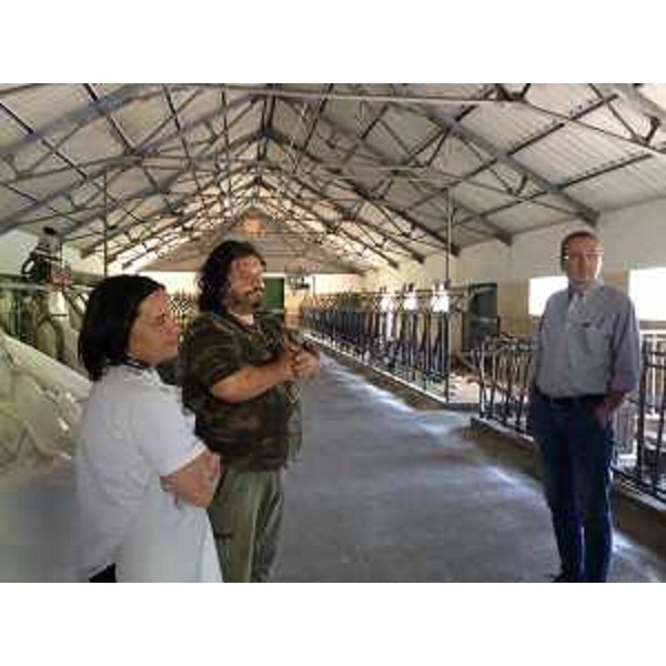 Sergio Bolzonello (Vicepresidente Regione FVG e assessore Attività produttive, Turismo e Cooperazione) visita la malga Fossa di Sarone - Caneva (PN) 19/06/2017