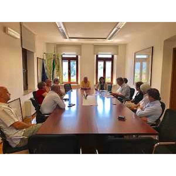Mariagrazia Santoro (Assessore regionale Infrastrutture e Territorio) alla consegna dei lavori per l'adeguamento antisismico e impiantistico del complesso scolastico locale - Enemonzo 20/06/2017