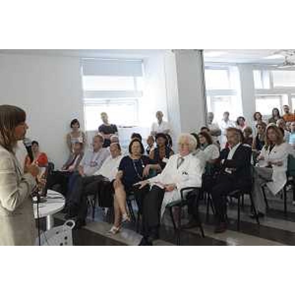 Debora Serracchiani (Presidente Regione Friuli Venezia Giulia) incontra il personale dell'ospedale Burlo Garofolo - Trieste 21/06/2017