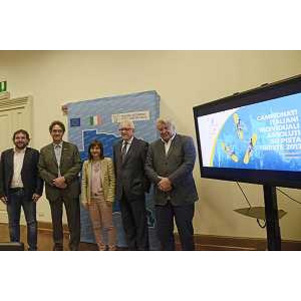 Debora Serracchiani (Presidente Regione Friuli Venezia Giulia) alla presentazione dei campionati italiani di atletica leggera - Trieste 21/06/2017