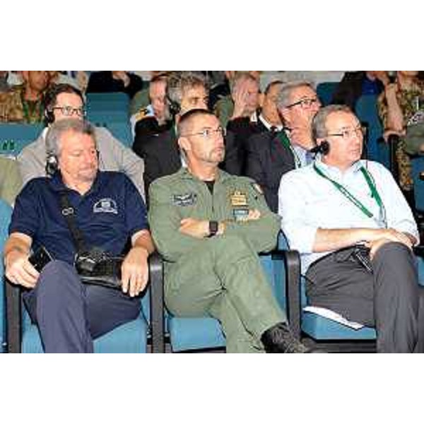 Sergio Bolzonello (Vicepresidente Regione FVG e assessore Attività produttive, Turismo e Cooperazione) al breefing dell'Air centric personnel recovery operatives course (Aproc) 2017 - Rivolto 22/06/2017