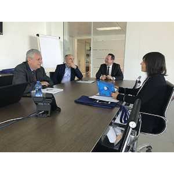 Debora Serracchiani (Presidente Regione Friuli Venezia Giulia) in visita alla Tecnest srl - Tavagnacco 26/06/2017