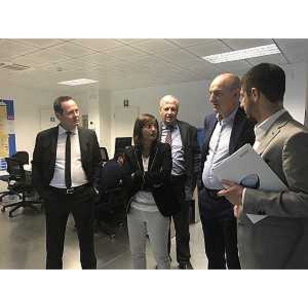 Debora Serracchiani (Presidente Regione Friuli Venezia Giulia) in visita alla Tecnest srl - Tavagnacco 26/06/2017