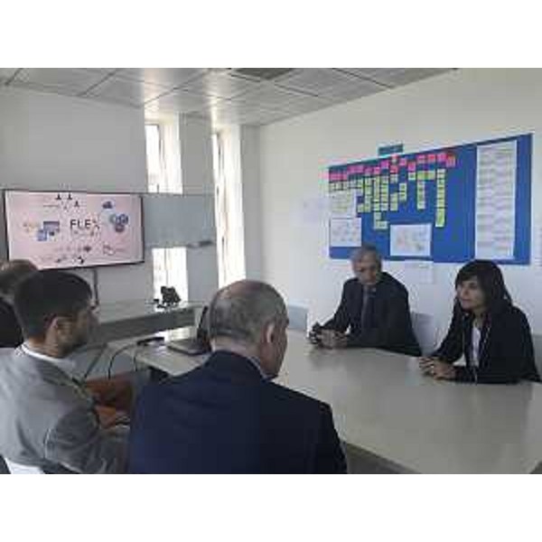 Debora Serracchiani (Presidente Regione Friuli Venezia Giulia) in visita alla Tecnest srl - Tavagnacco 26/06/2017