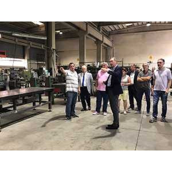 Sergio Bolzonello (Vicepresidente Regione FVG e assessore Attività produttive, Turismo e Cooperazione) alla cerimonia per i sessant'anni della ditta Gerussi - Spilimbergo 25/06/2017