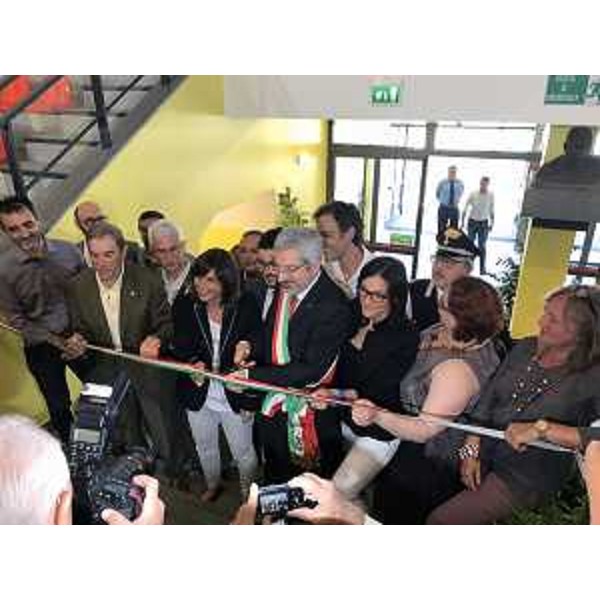 Debora Serracchiani (Presidente Regione Friuli Venezia Giulia) all'inaugurazione del rinnovato palasport Carnera - Udine 26/06/2017