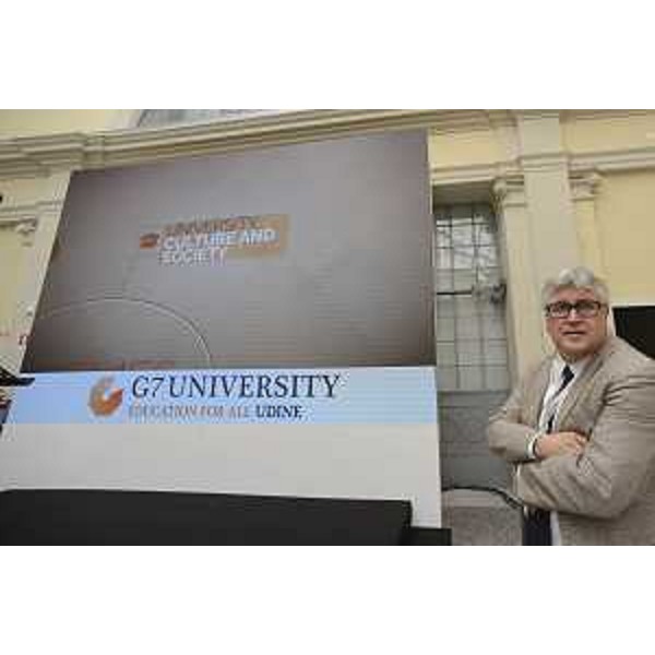 Alberto Felice De Toni (Rettore Università Udine) al "G7 Università" - Udine 29/06/2017
